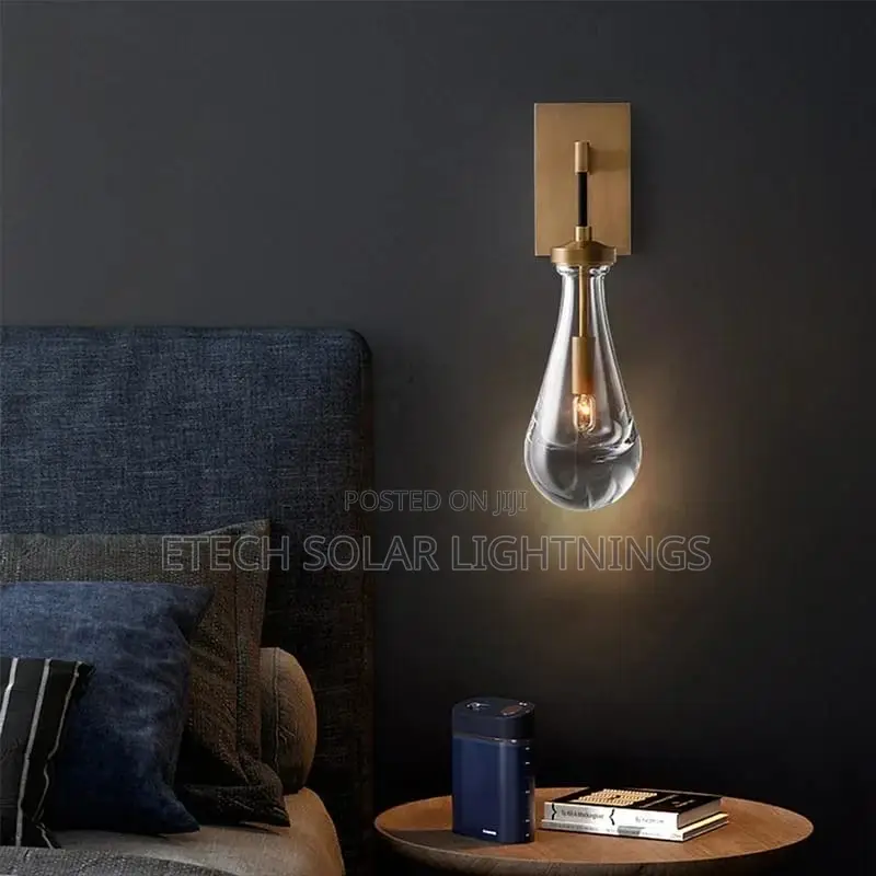 Post Modern Luxury Glass Living Room Bedroom Bedside Light