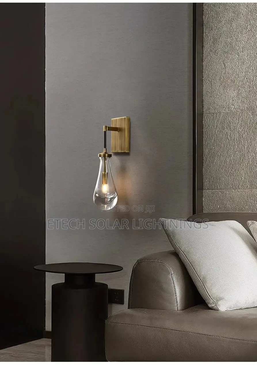 Post Modern Luxury Glass Living Room Bedroom Bedside Light