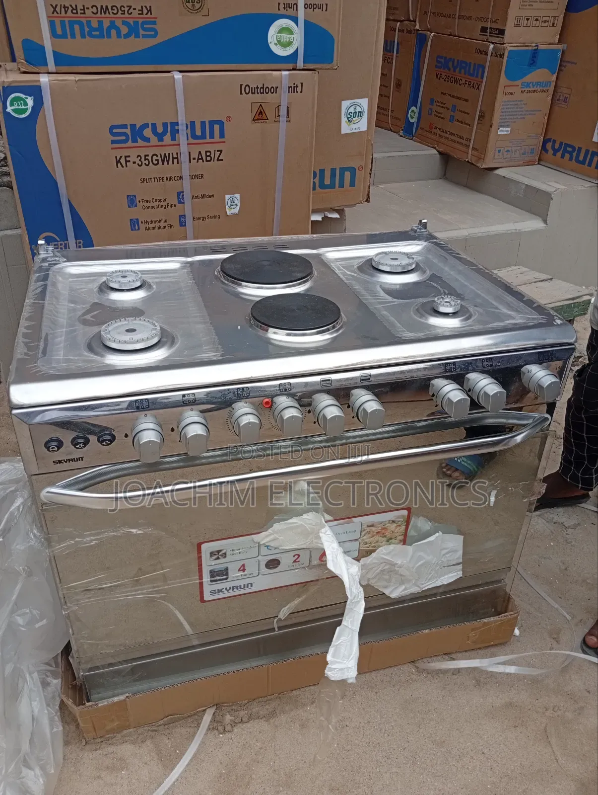 Skyrun 6 Burner Gas Cooker