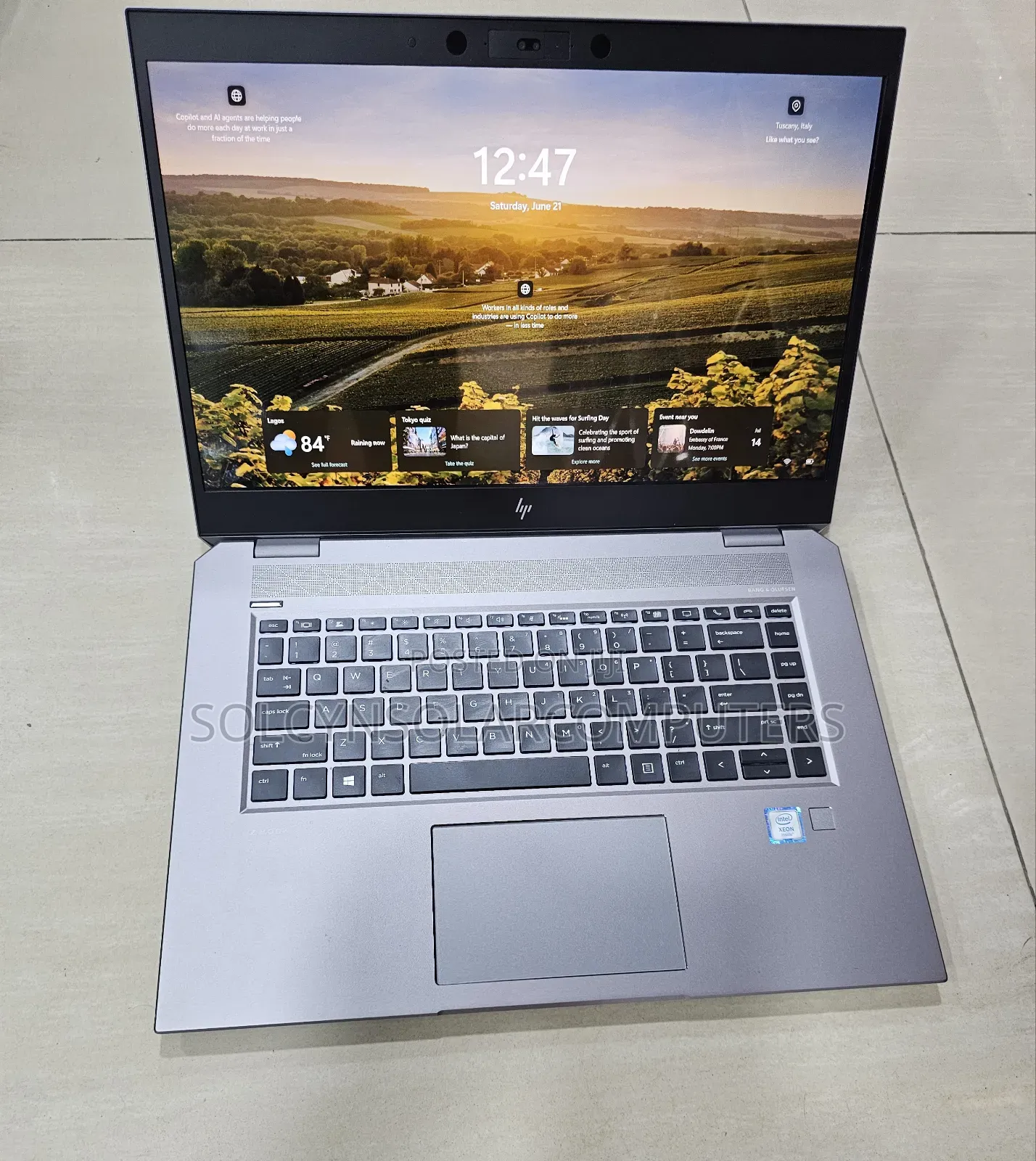 Laptop HP ZBook Studio G5 16GB Intel Xeon SSD 512GB