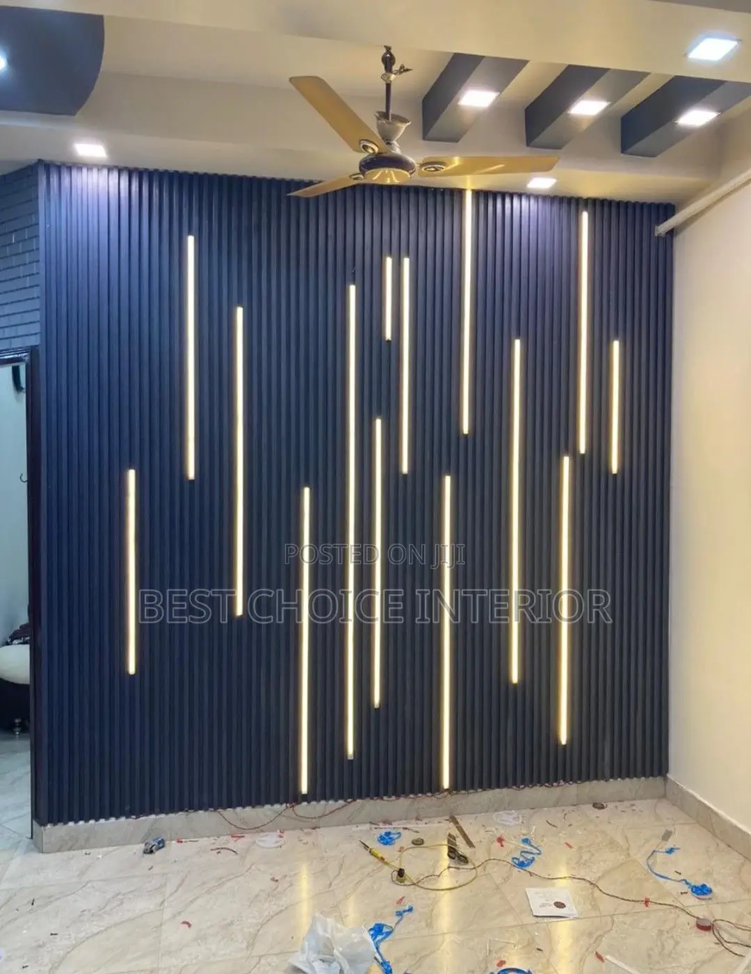 Wall Clouding Design With Lighting