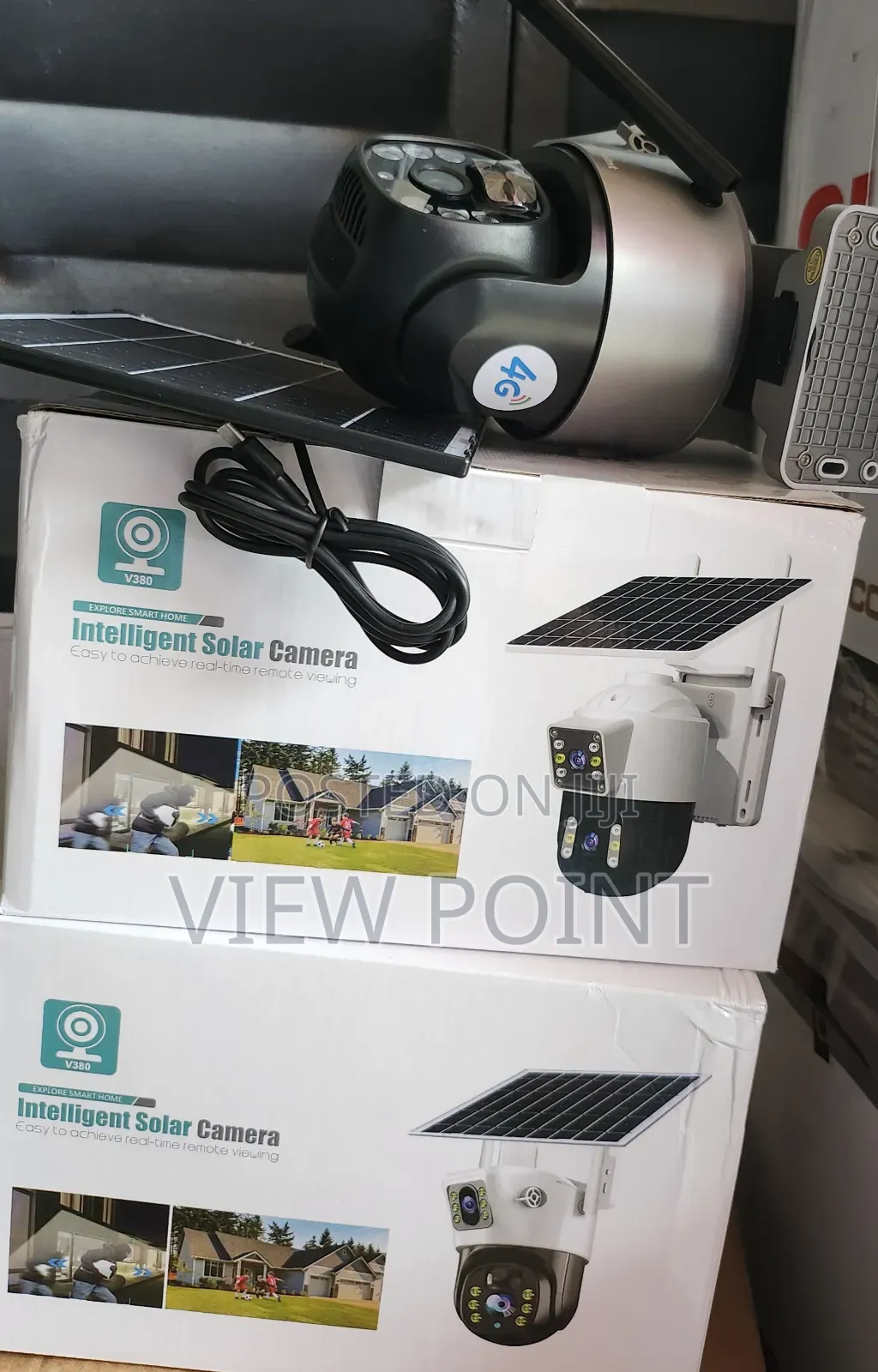 8mp Ultra Hd Dual Lens Solar Ptz Cctv Camera