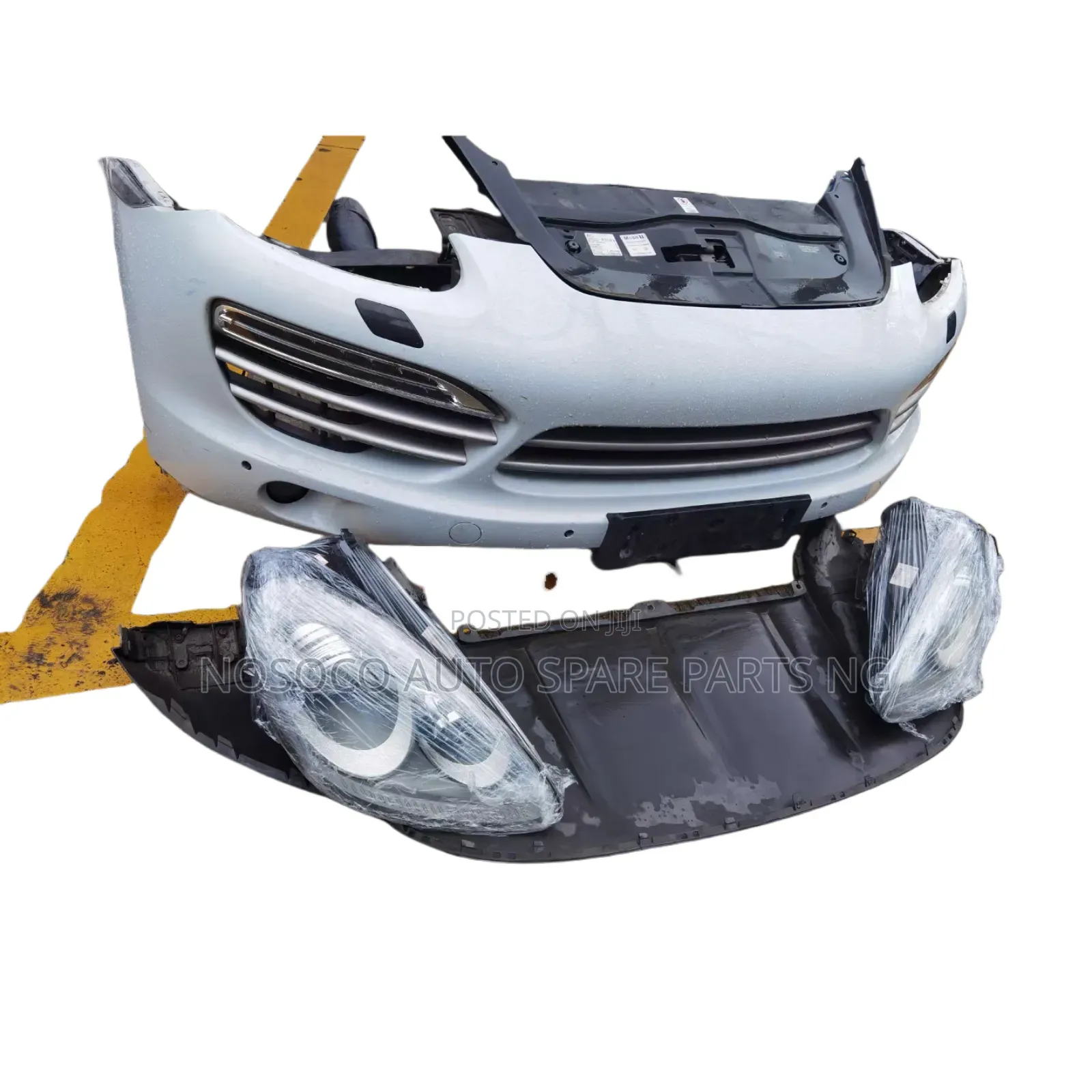 Front Bumper Full Light Back Light Porsche Cayenne 2013