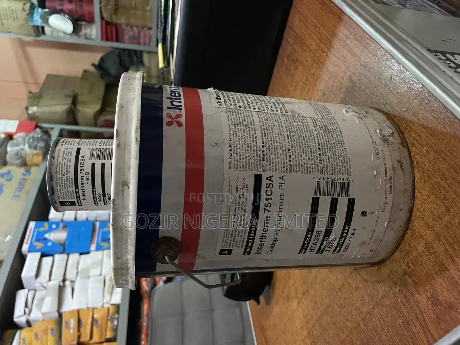 Intertherm 751csa Coldspray Aluminum Part Aandb Marine Paint