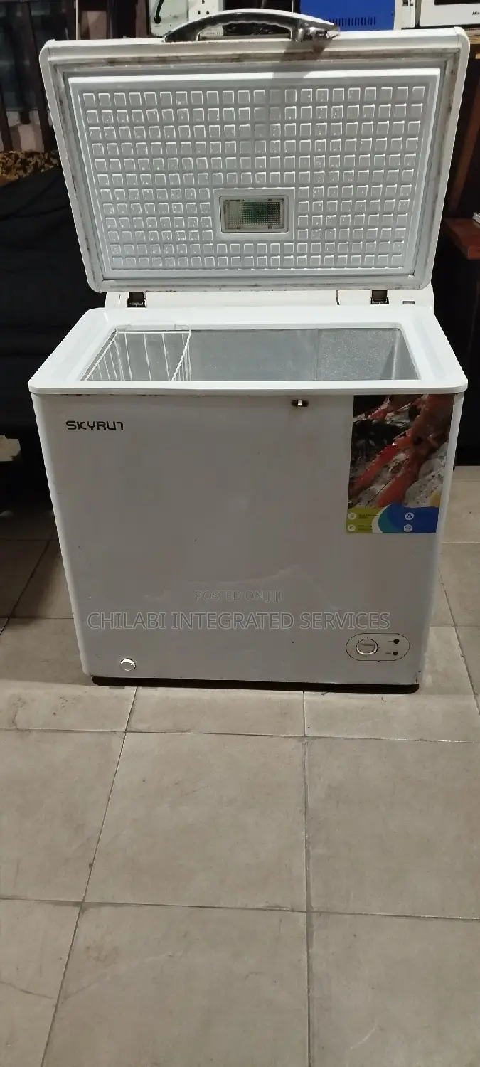 Fairly Used Neat Skyrun Lowvoltage Freezer 3ft 3 Side Layers