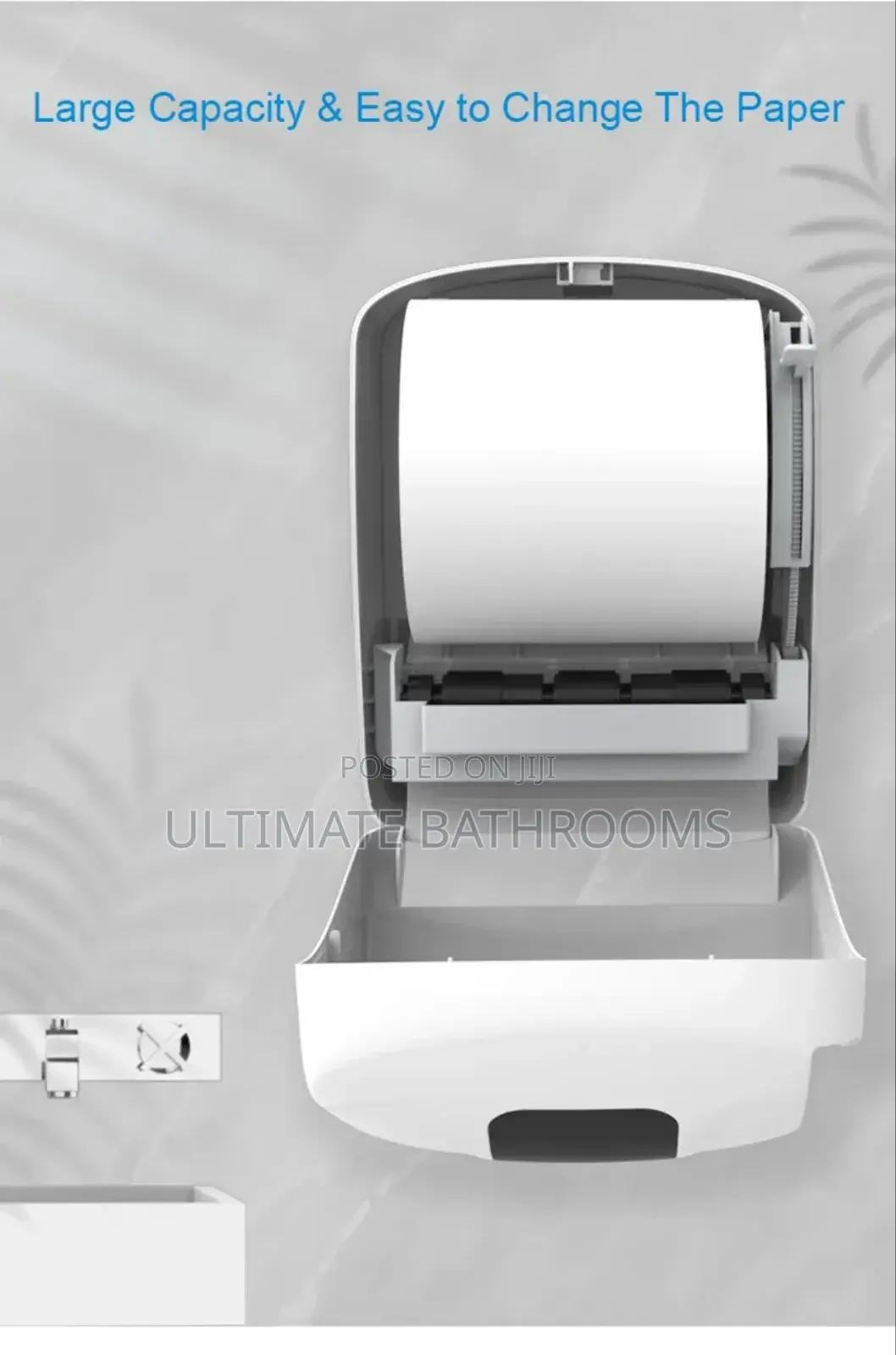 Lever Action Hand Roll Towel Paper Dispenser
