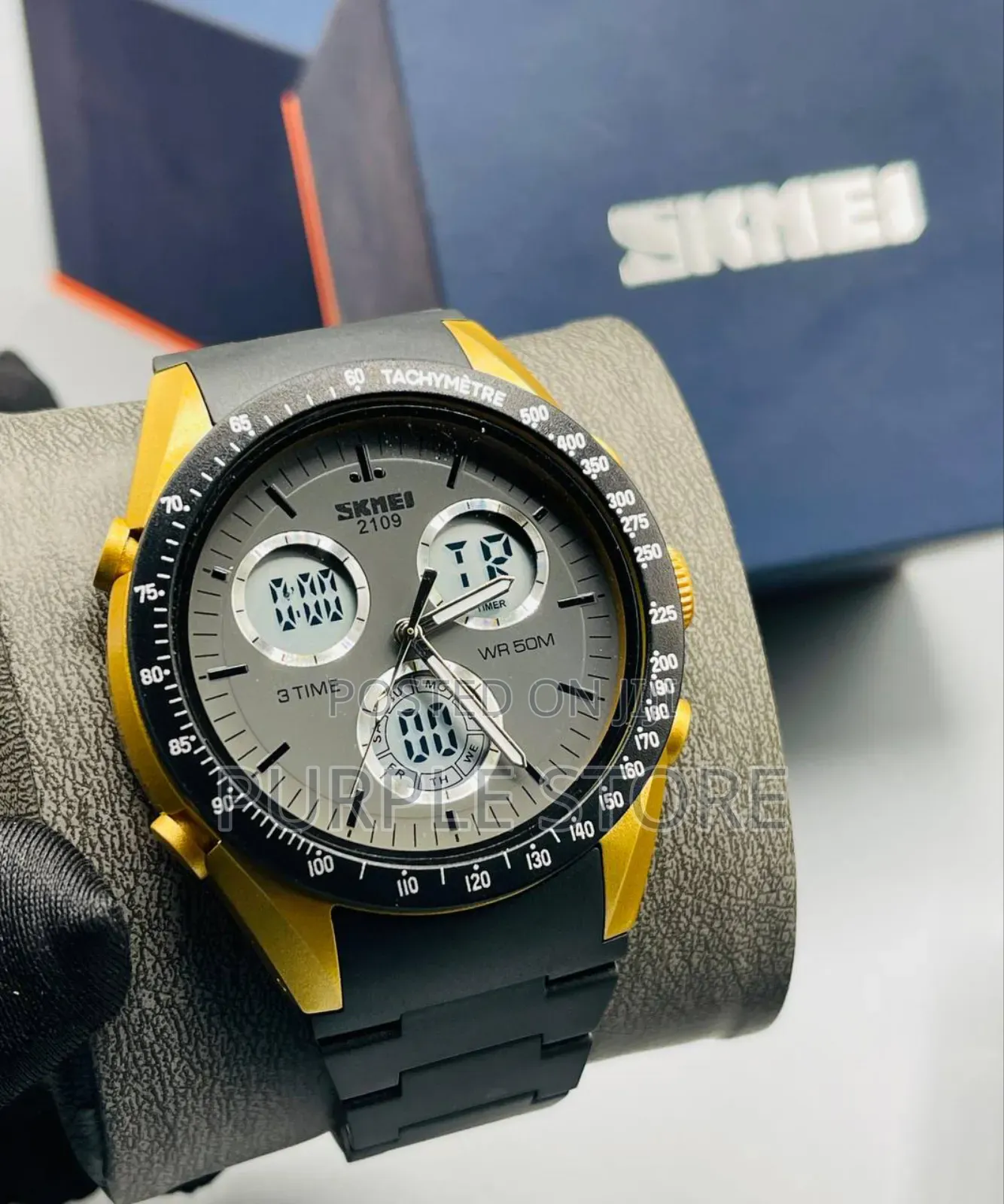 Skmei 2109 Digital and Analog Display, Water Resistant Watch