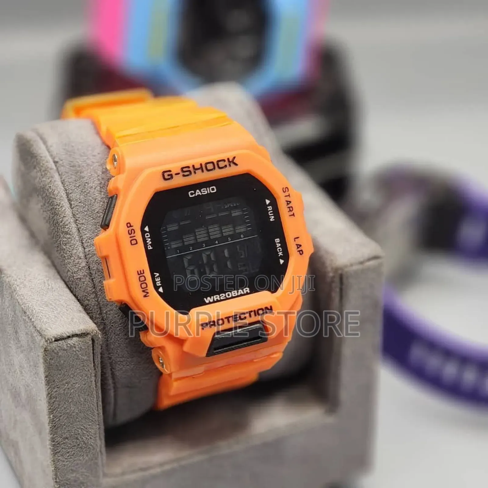 Gshock Digital-Unisex-Watches-Rubber-Strap