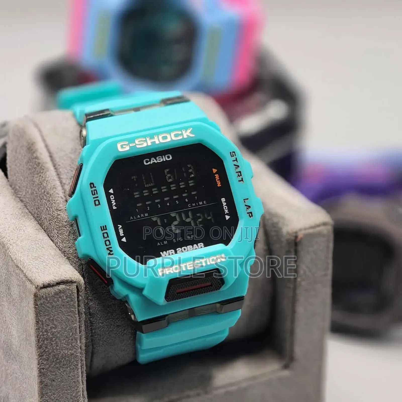 Gshock Digital-Unisex-Watches-Rubber-Strap
