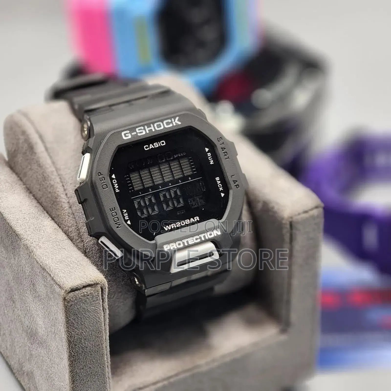 Gshock Digital-Unisex-Watches-Rubber-Strap