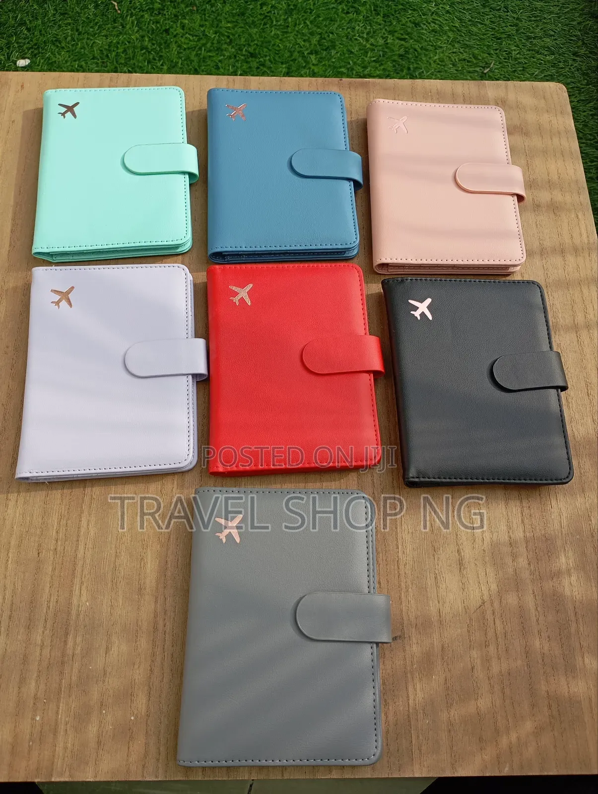 Rfid Leather Waterproof Blocking Passport Holder