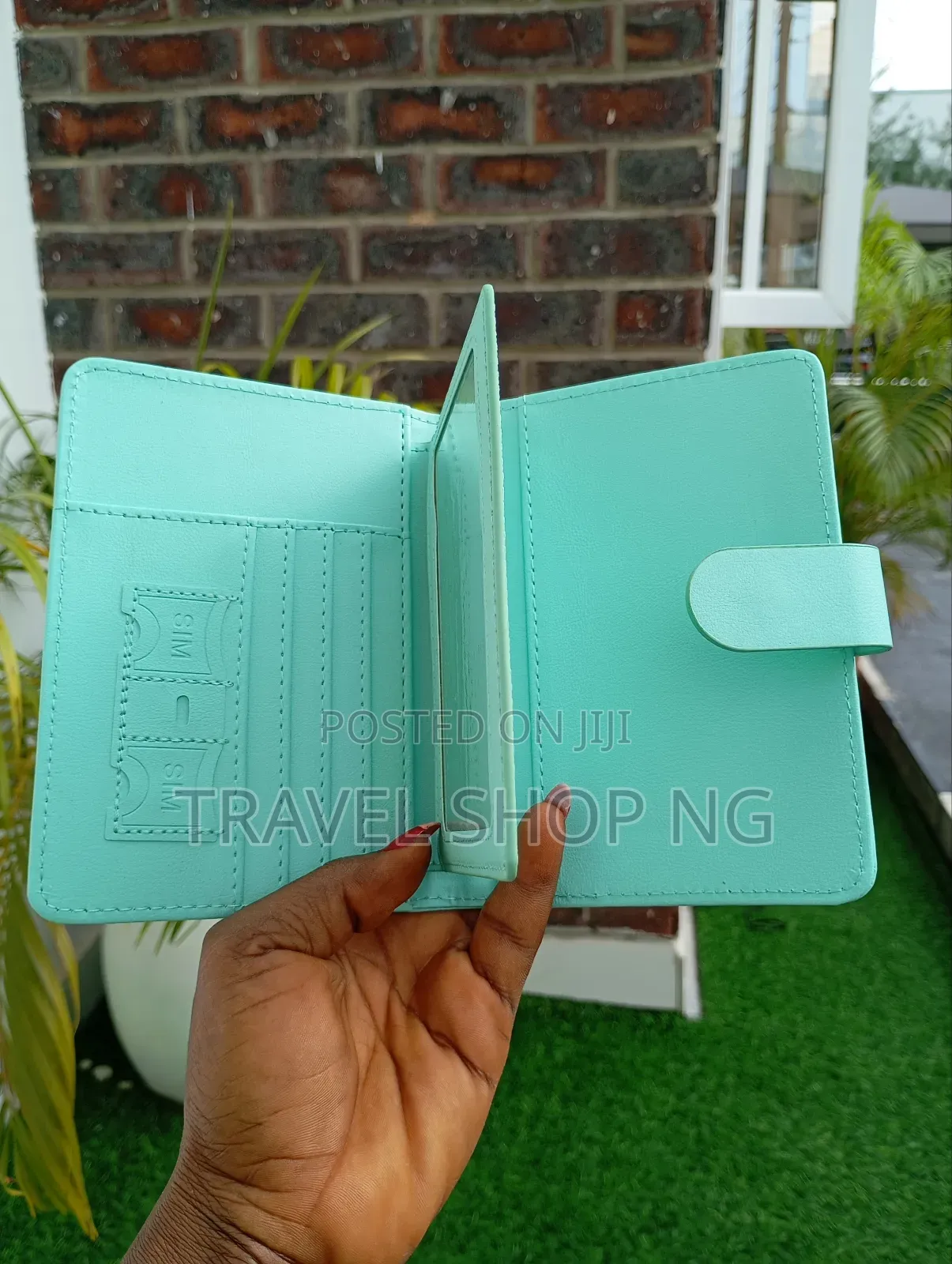 Rfid Leather Waterproof Blocking Passport Holder