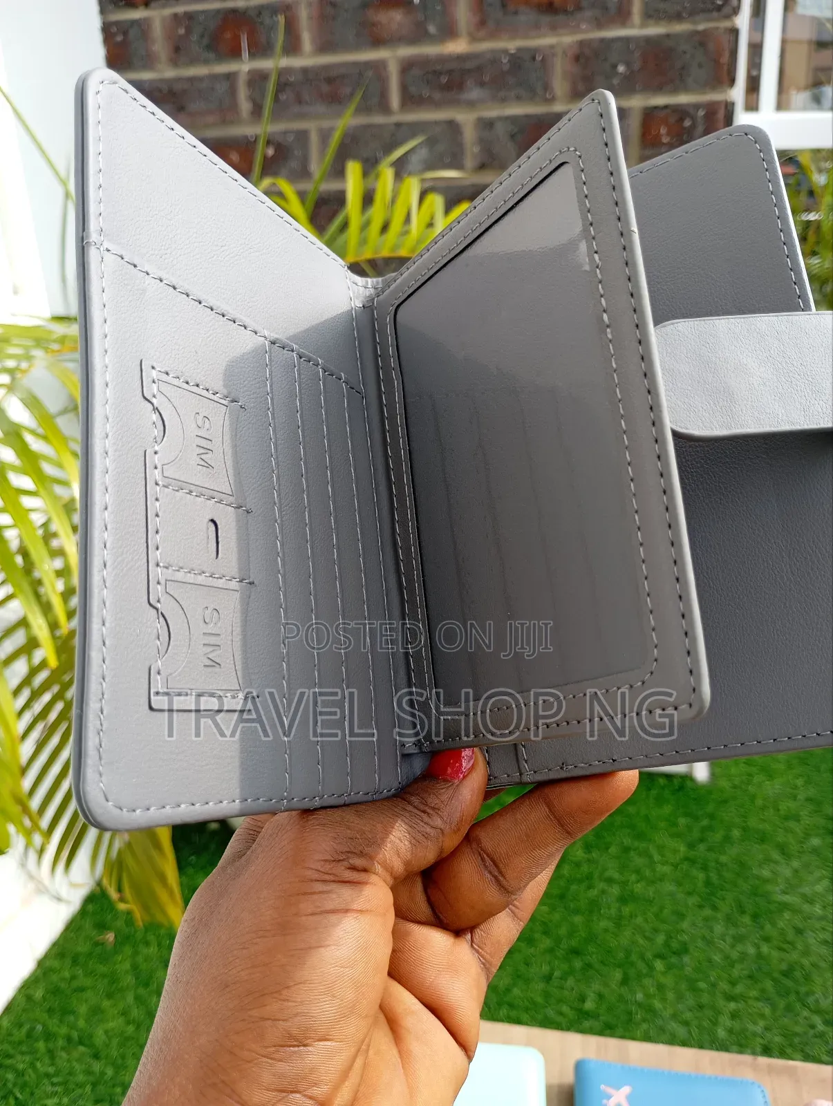 Rfid Leather Waterproof Blocking Passport Holder