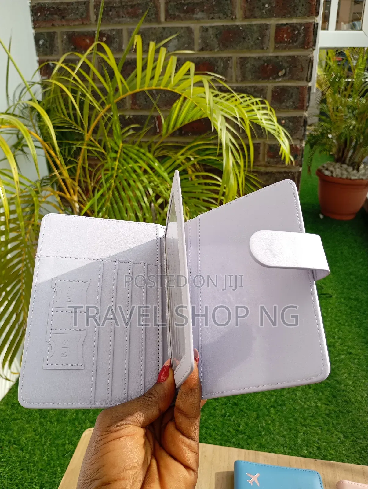 Rfid Leather Waterproof Blocking Passport Holder