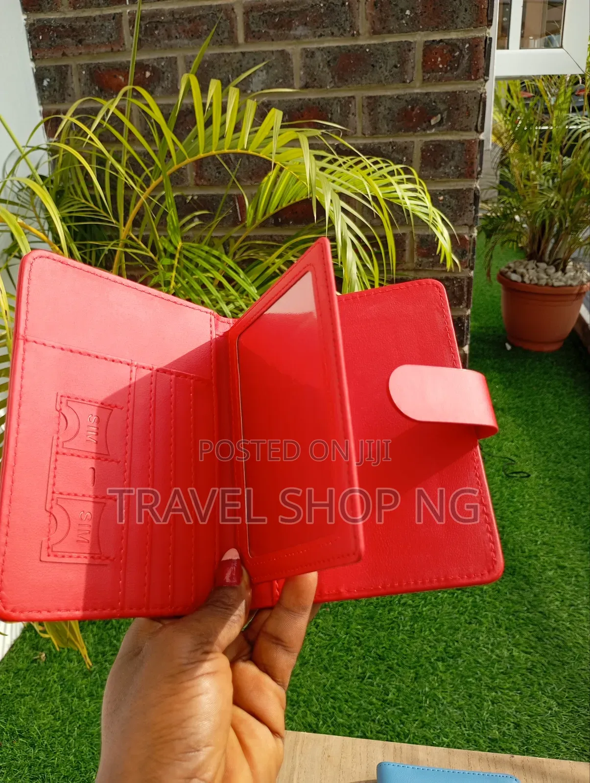 Rfid Leather Waterproof Blocking Passport Holder