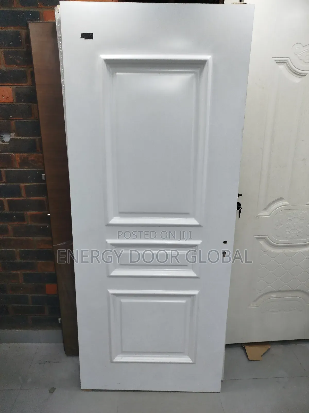 3ft/7ft Triple Block White Wooden Polymer Composite Door