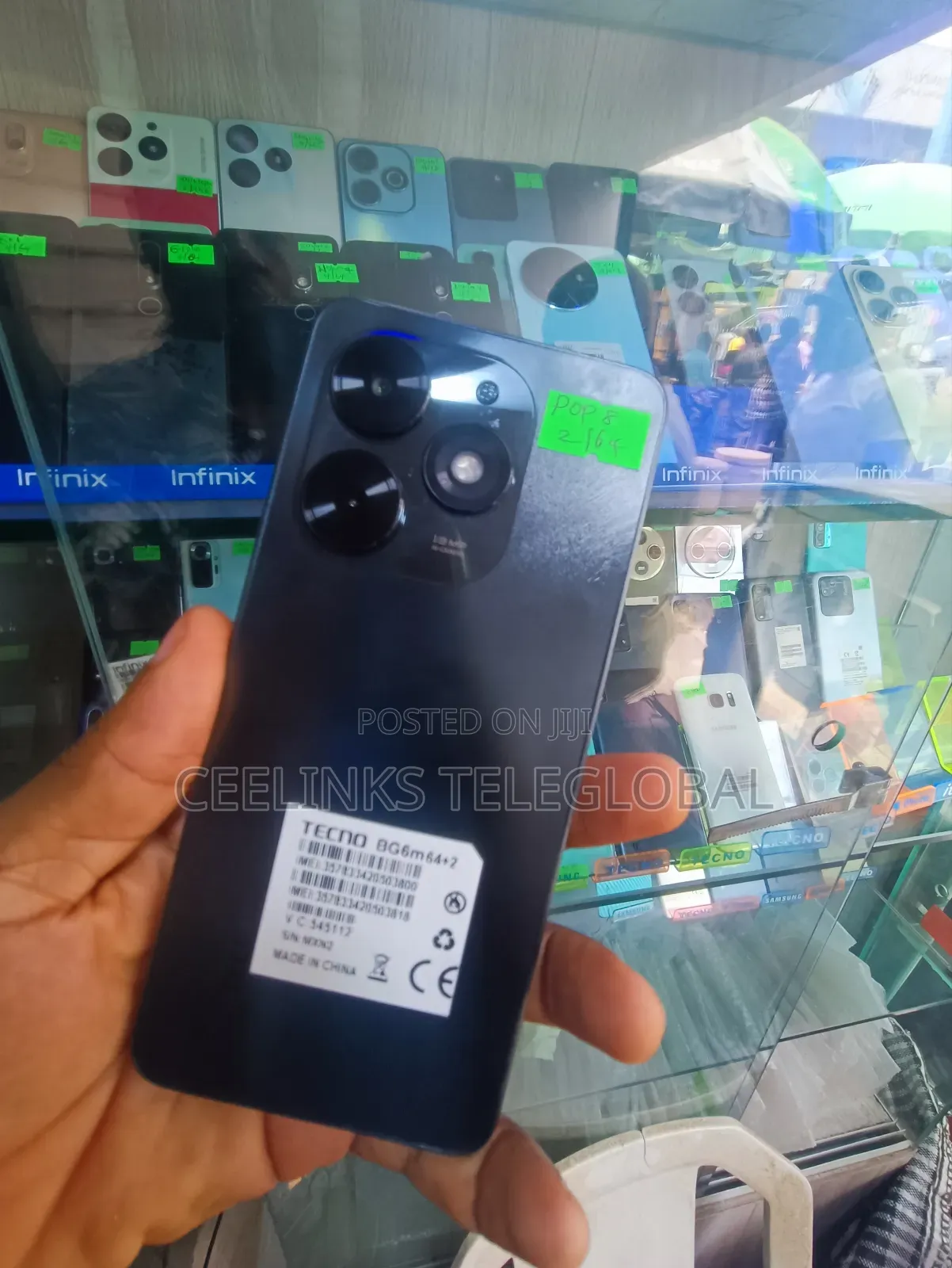 Tecno Pop 8 64 GB Blue
