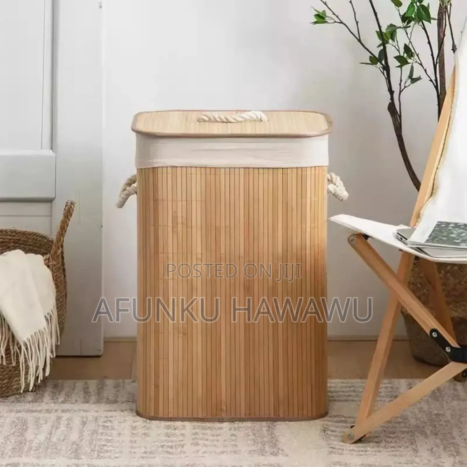 Bamboo Laundry Hamper