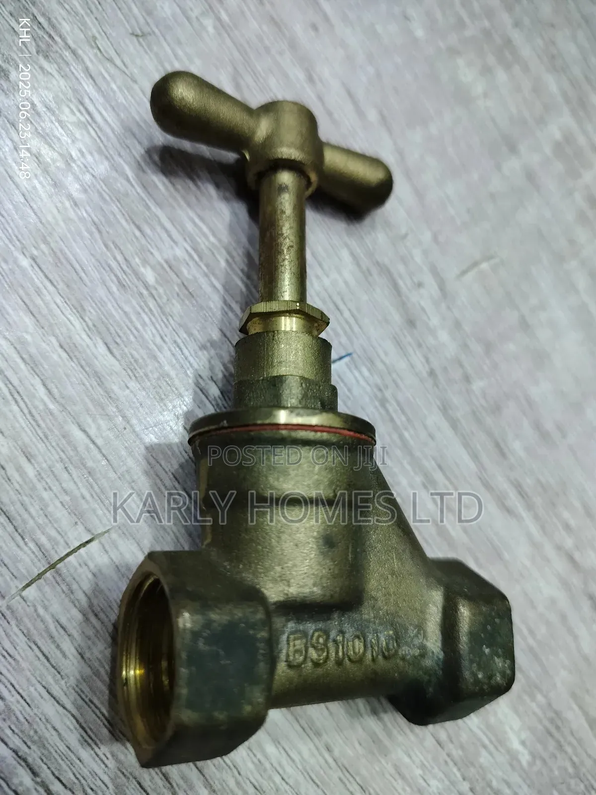 1⁄2 Bs1010 Brass Control Valve (Stop Cork)
