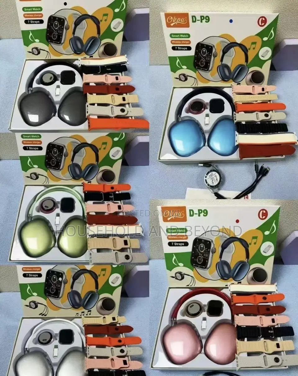 D P9 Smart Watch With Sound Accessories