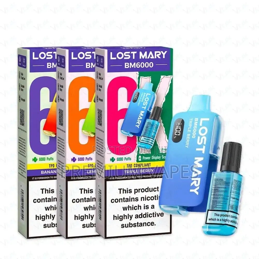 Lost Mary Bm6000 Prefilled Rechargeable Disposable Pod Kit
