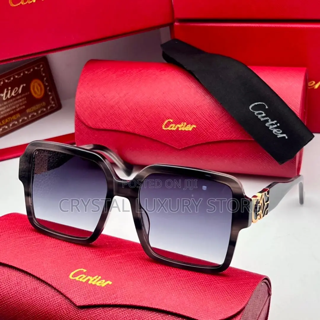 Cartier Quality Luxury Men Chain Sunglasses