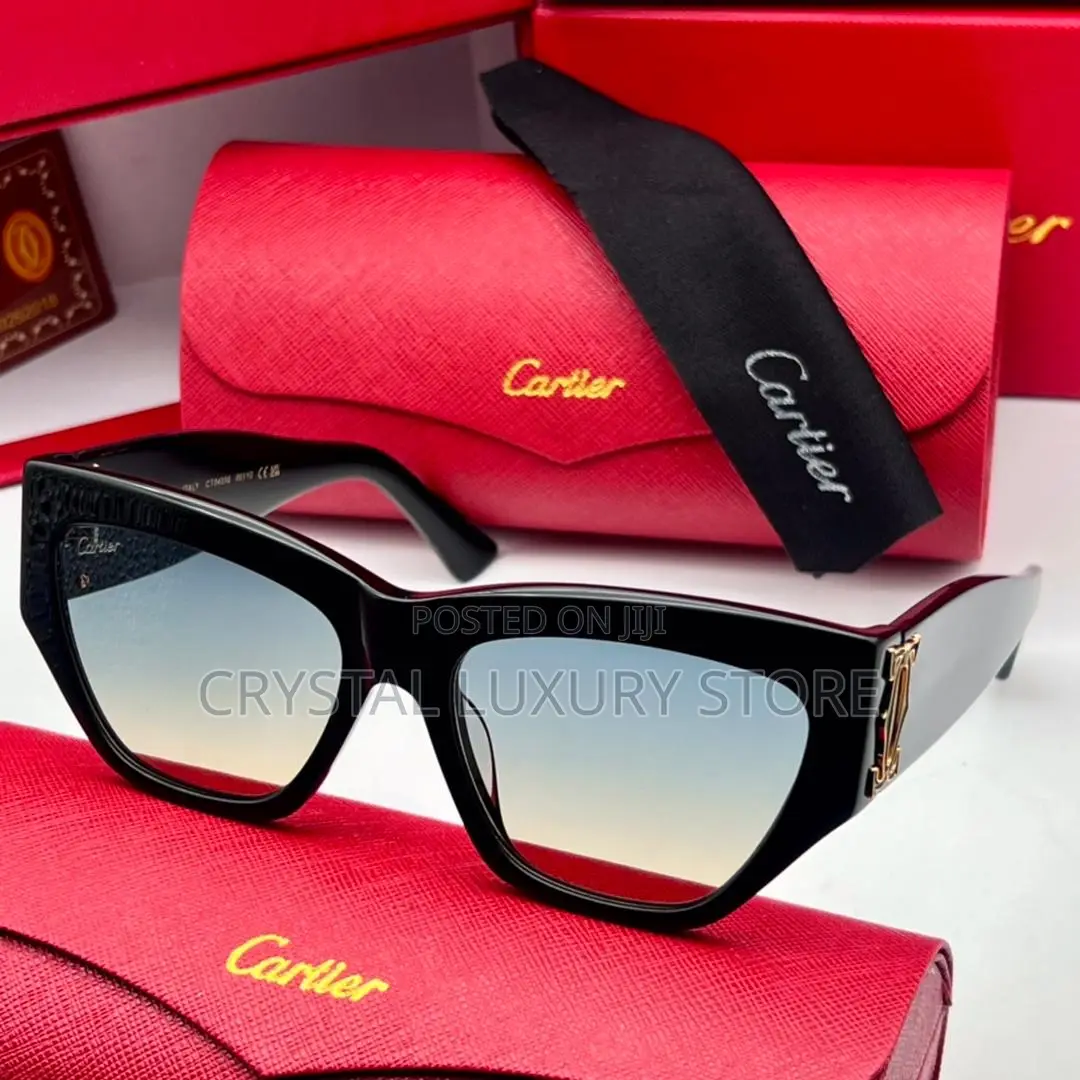 Cartier Quality Luxury Men Chain Sunglasses