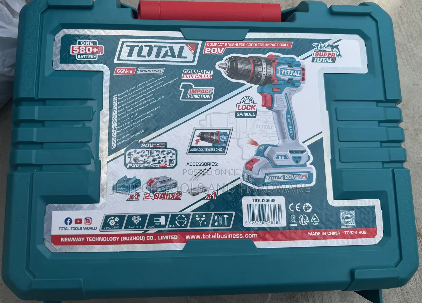 Total 66nm Compact Brushless Drill