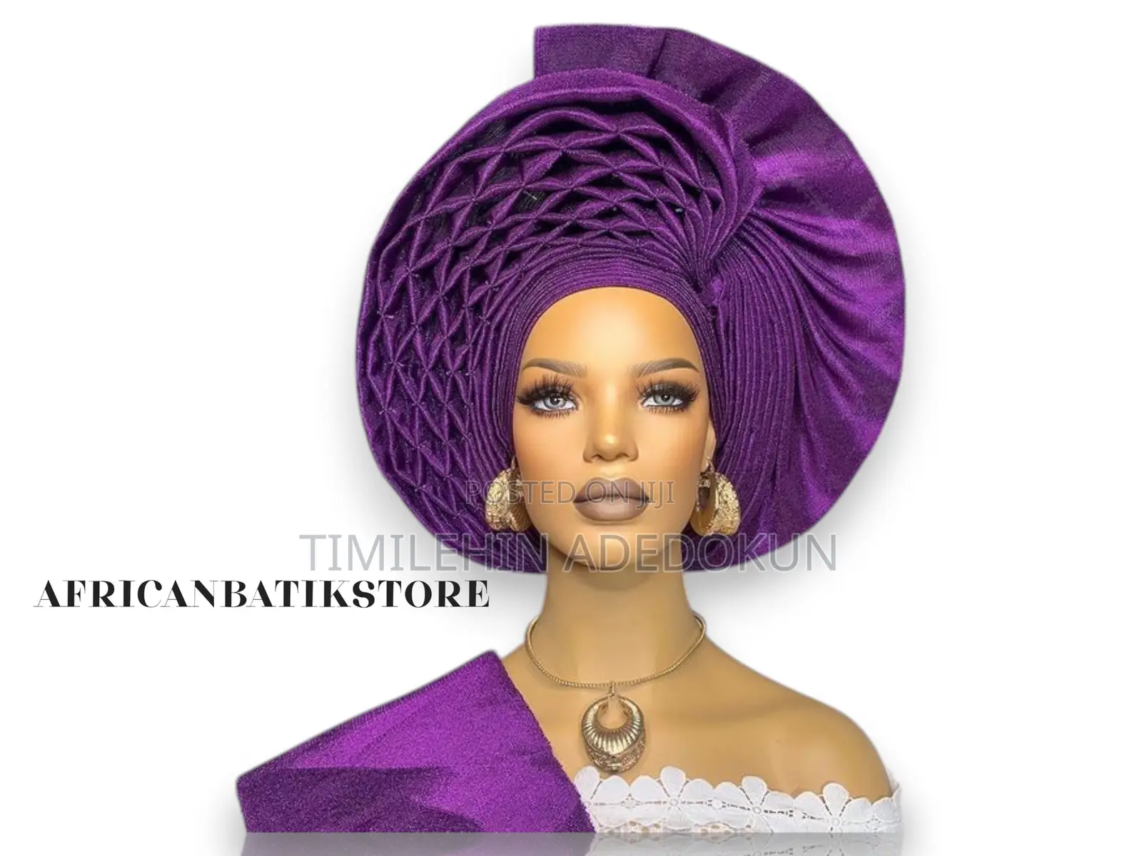 Gele for Nigerian Wedding