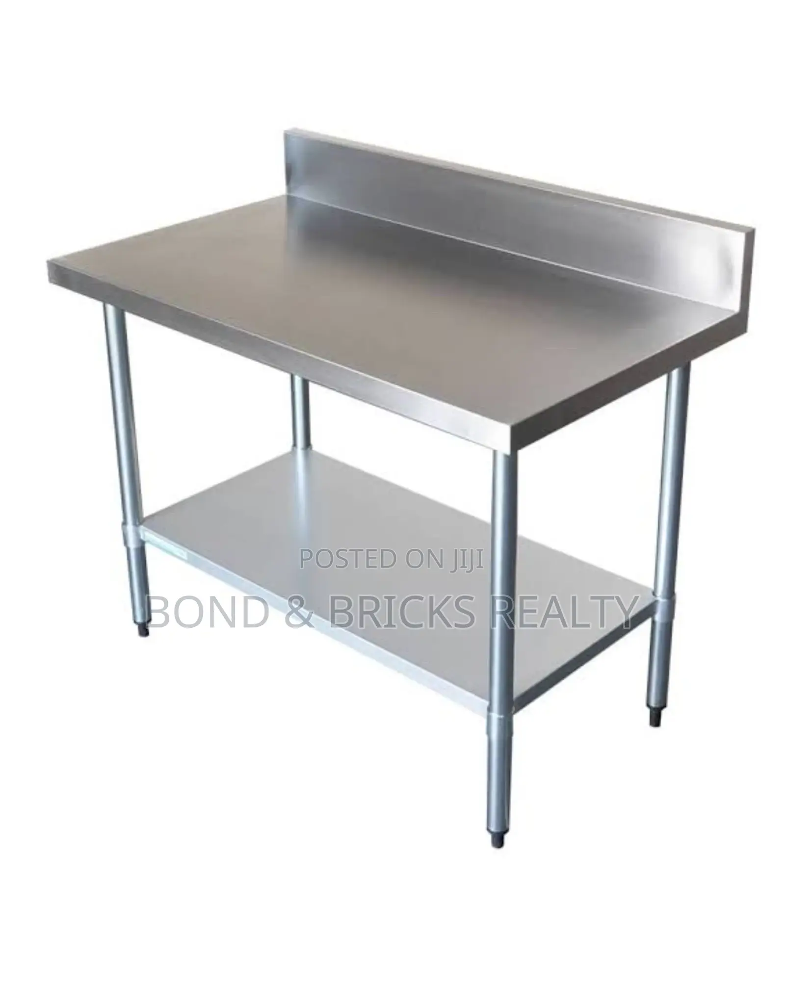Commercial Work Table (With Back) 6ft