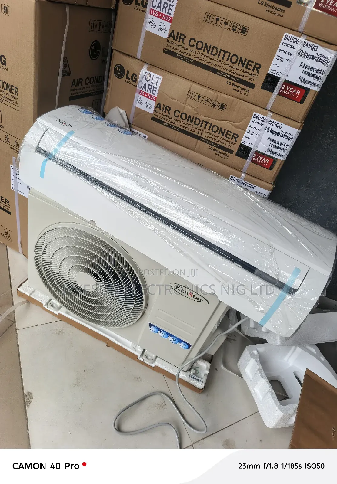 Original Kenstar 2 Hp R410a Air Conditioner Split Unit Coppe