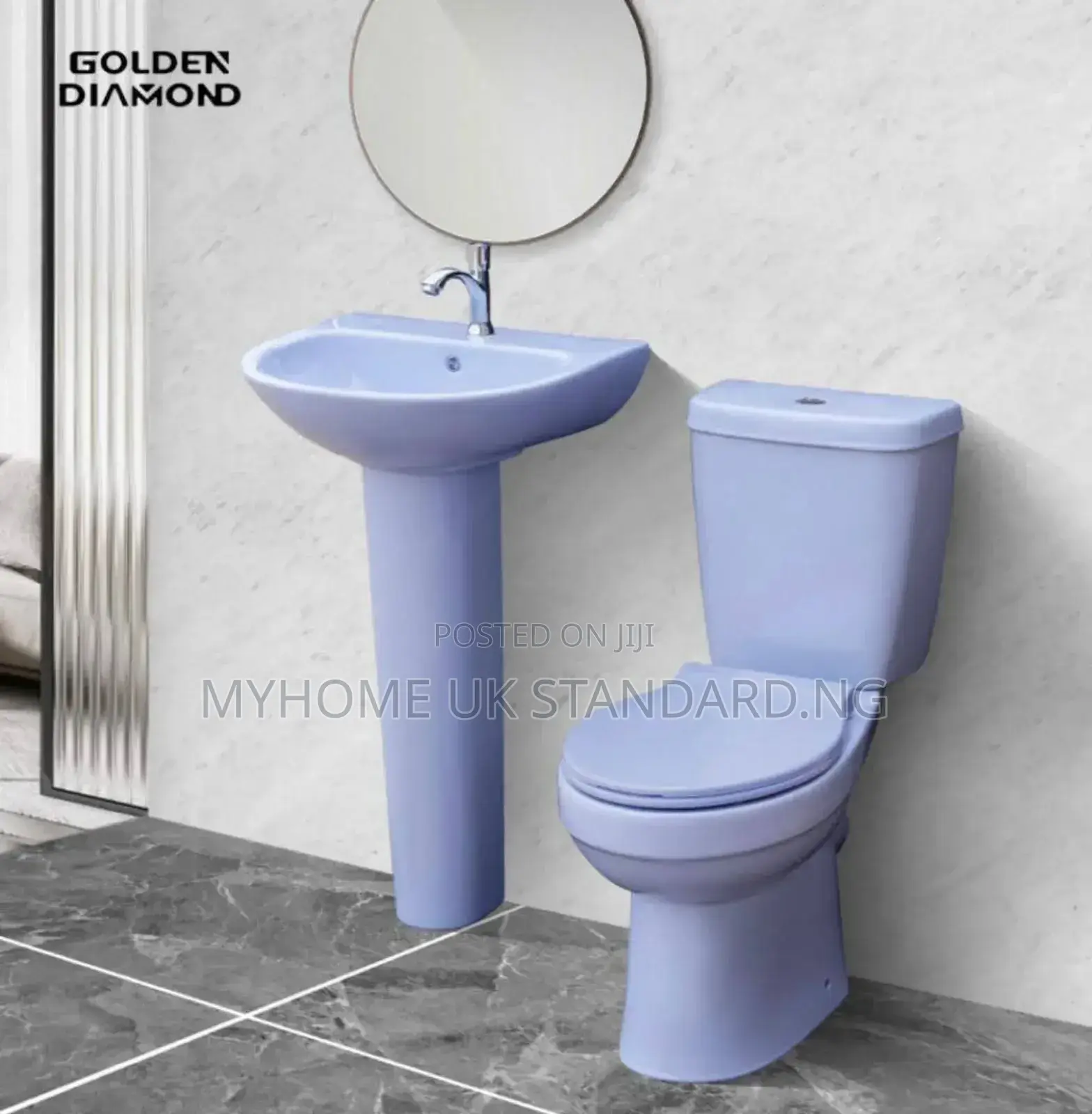 Golden Diamond Mini Set Water Closet