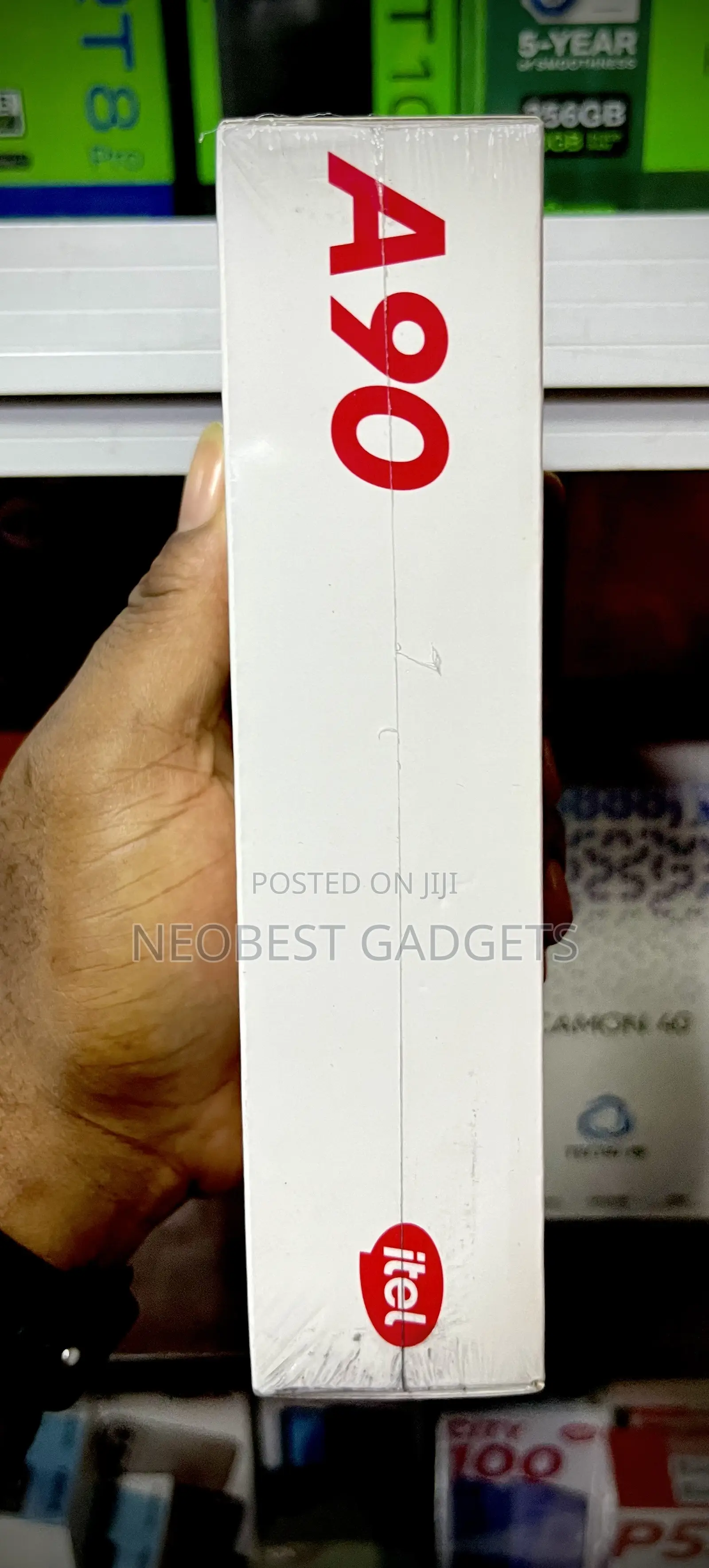 New Itel A90 128 GB Black