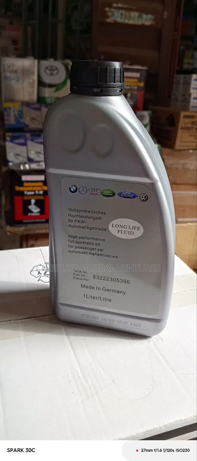 Ford, Mercedes Benz Automatic Transmission Fluid 1litre