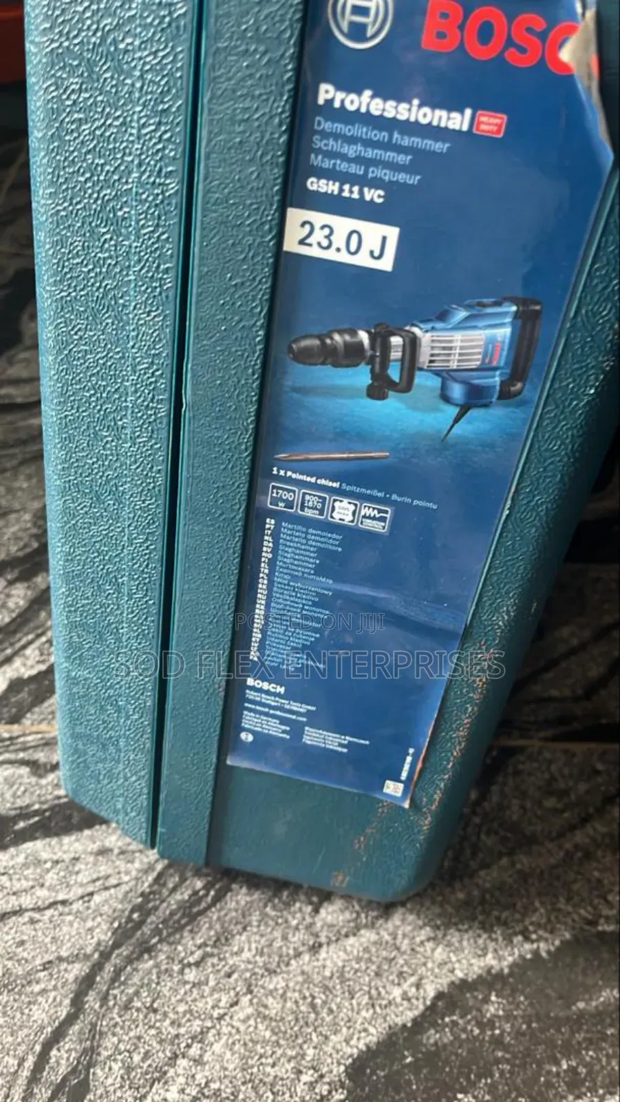 Bosch Gsh 11 Vc Professional Demolition Hammer 1750w