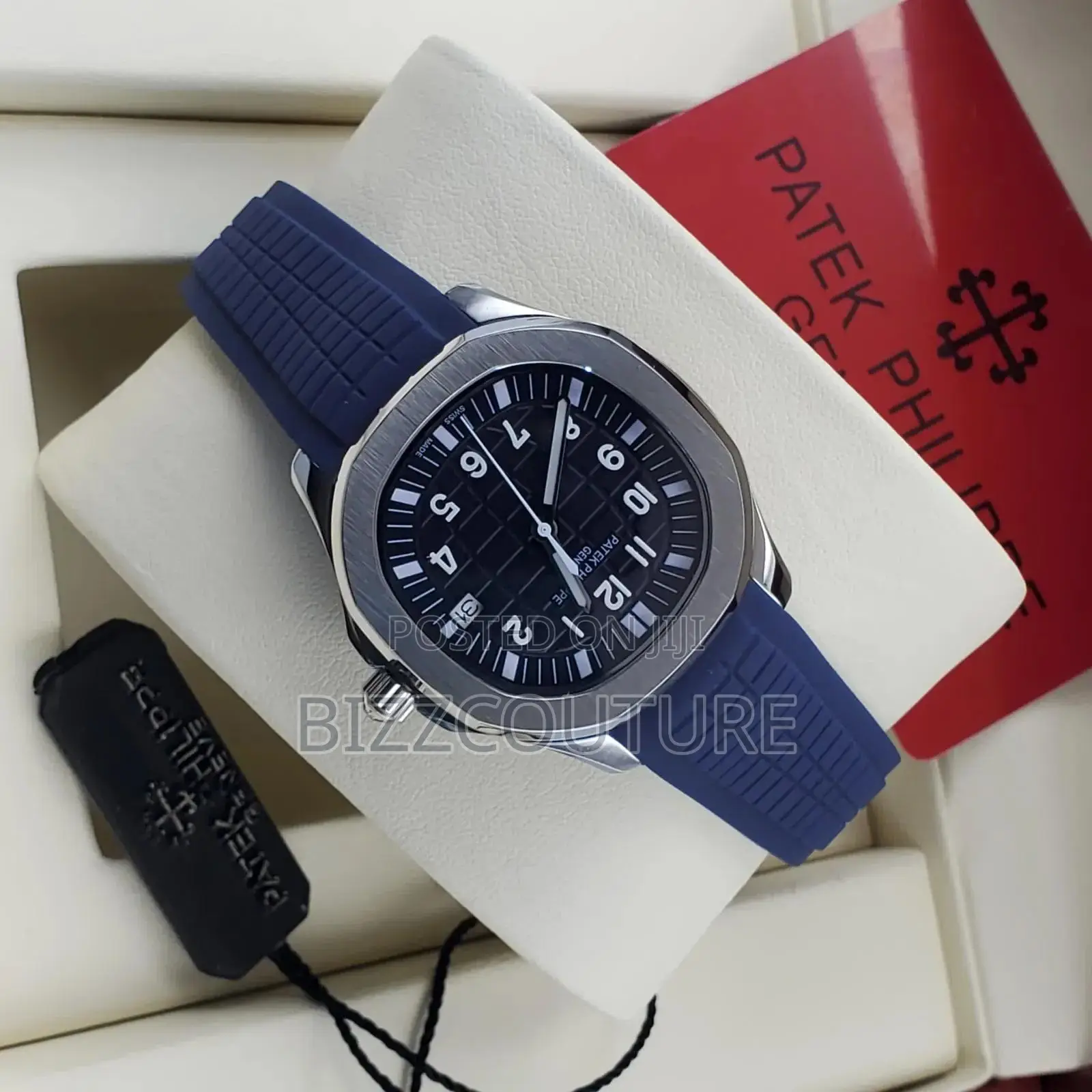 Original Patek Philippe Blue Rubber Strap Watch in Store