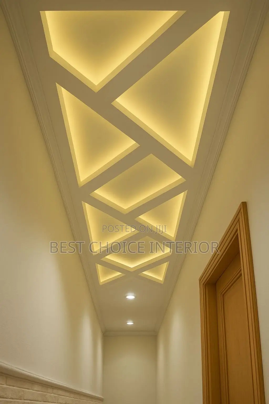 Pop Ceiling and Track Light Design