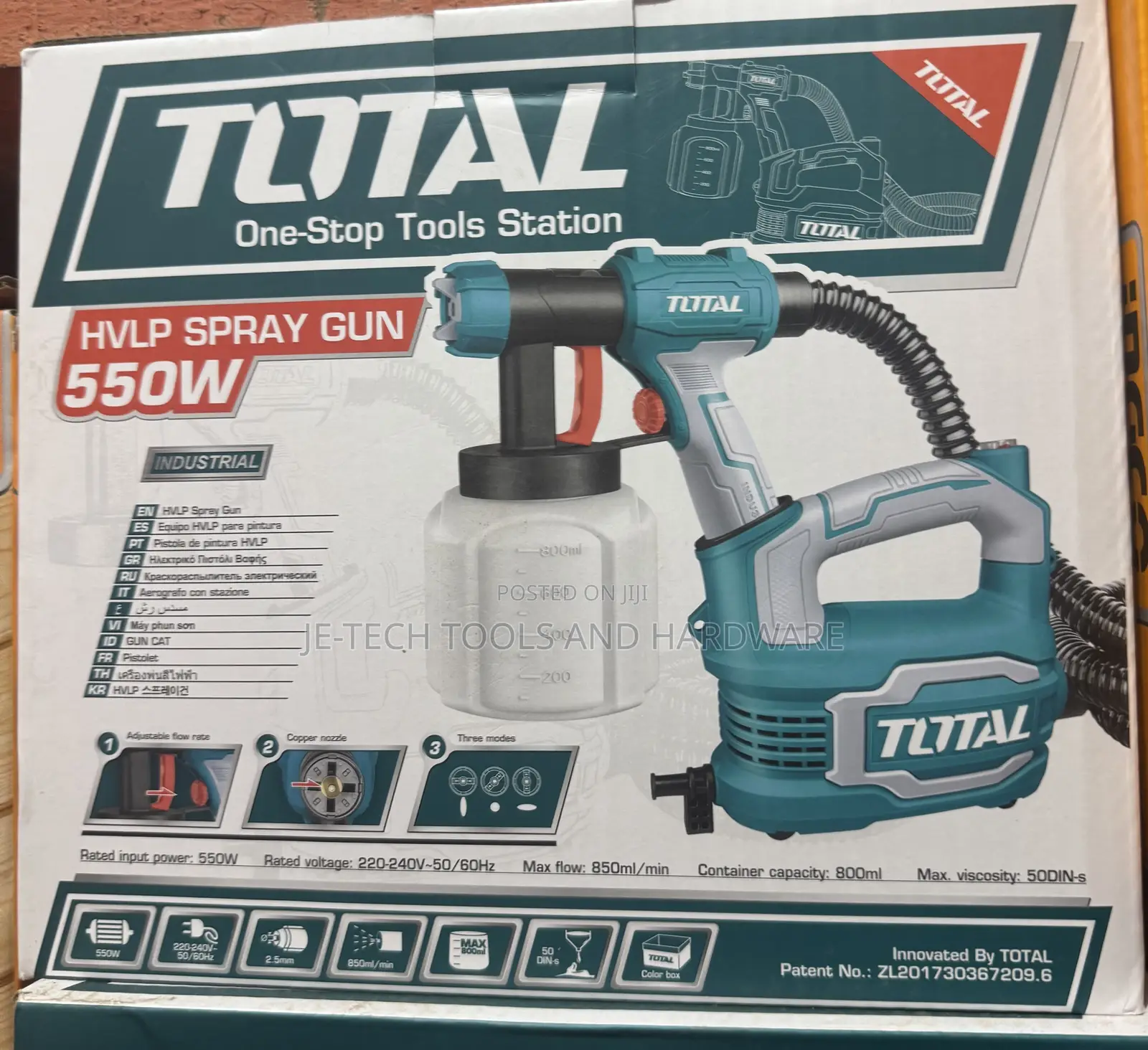 Total Plug and Spray 550w