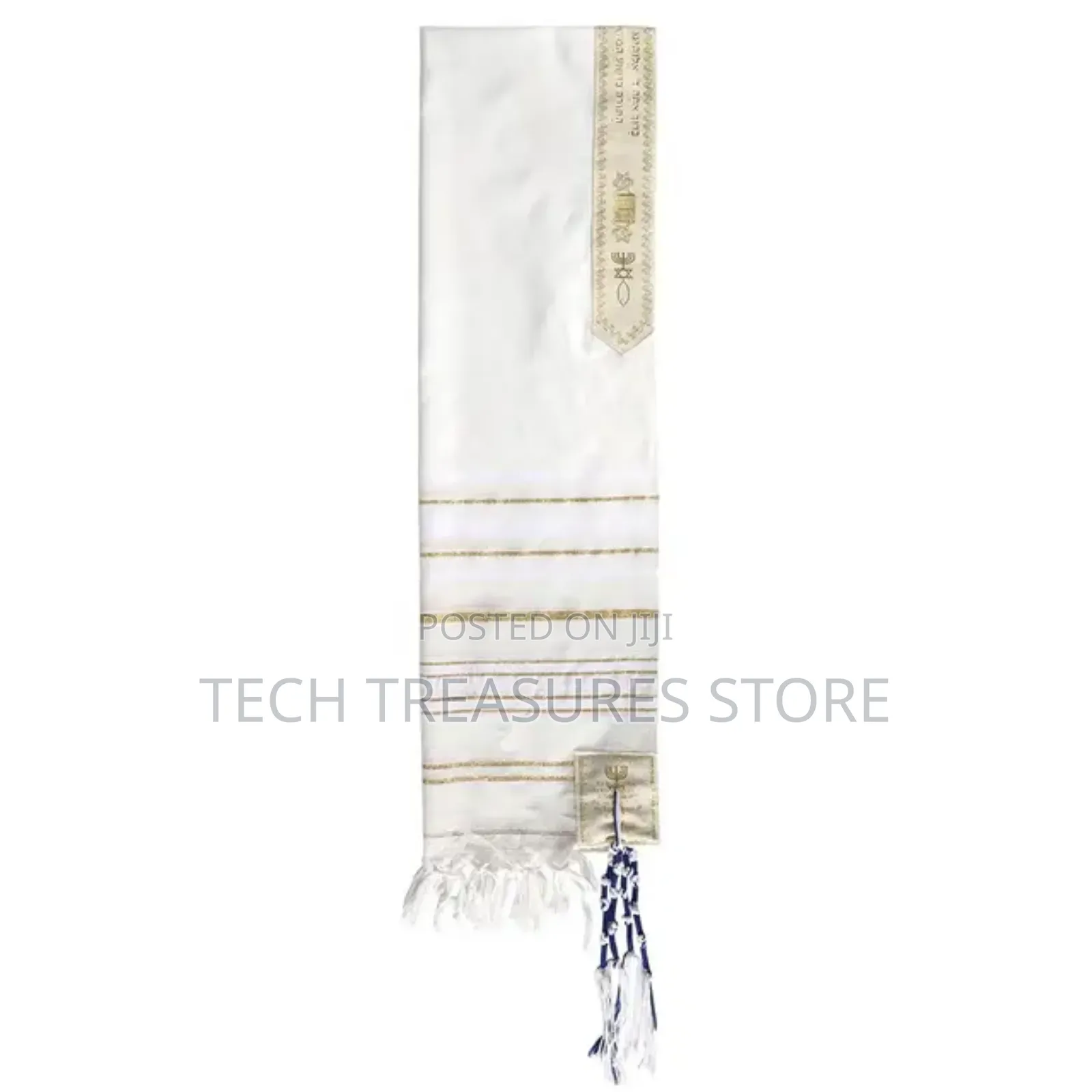 Jewish Talit Prayer Shawl Gold