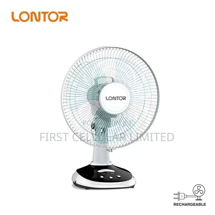 Lontor Cf025-12 Desk Top Rechargeable Fan