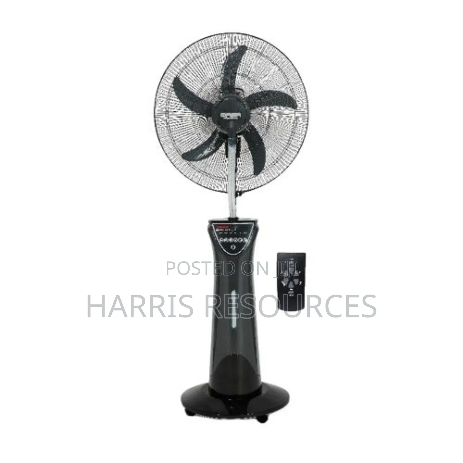Qasa Rechargeable Mist Standing Fan 16 Inches
