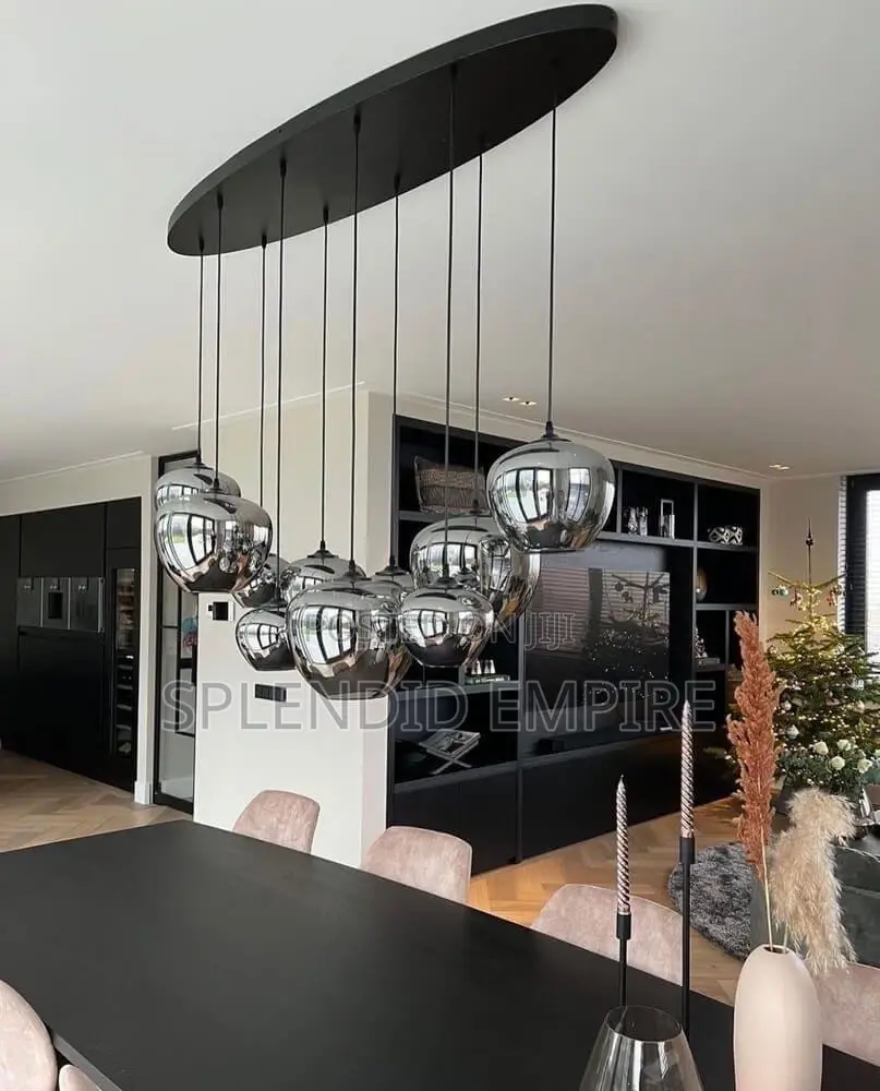Modern Glass Pendant Chandelier