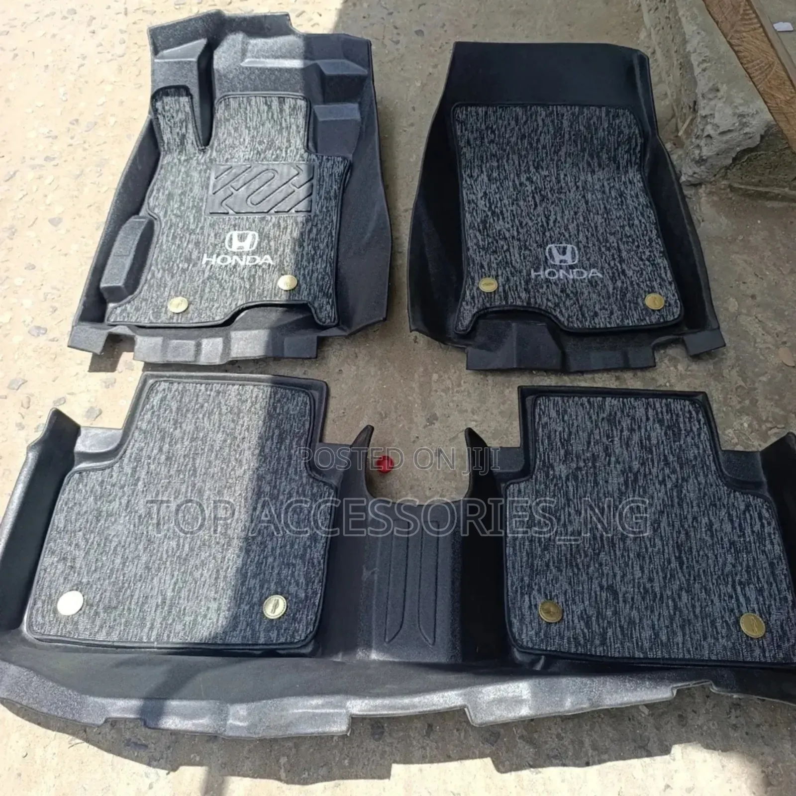 Double Layer Tpe Footmat for Honda