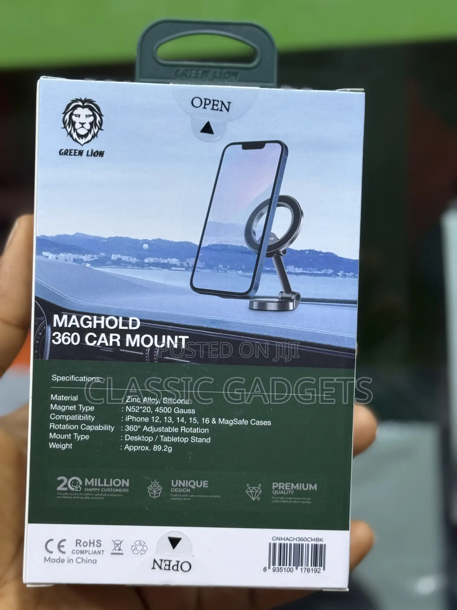 Green Lion Maghold 360 Car Mount