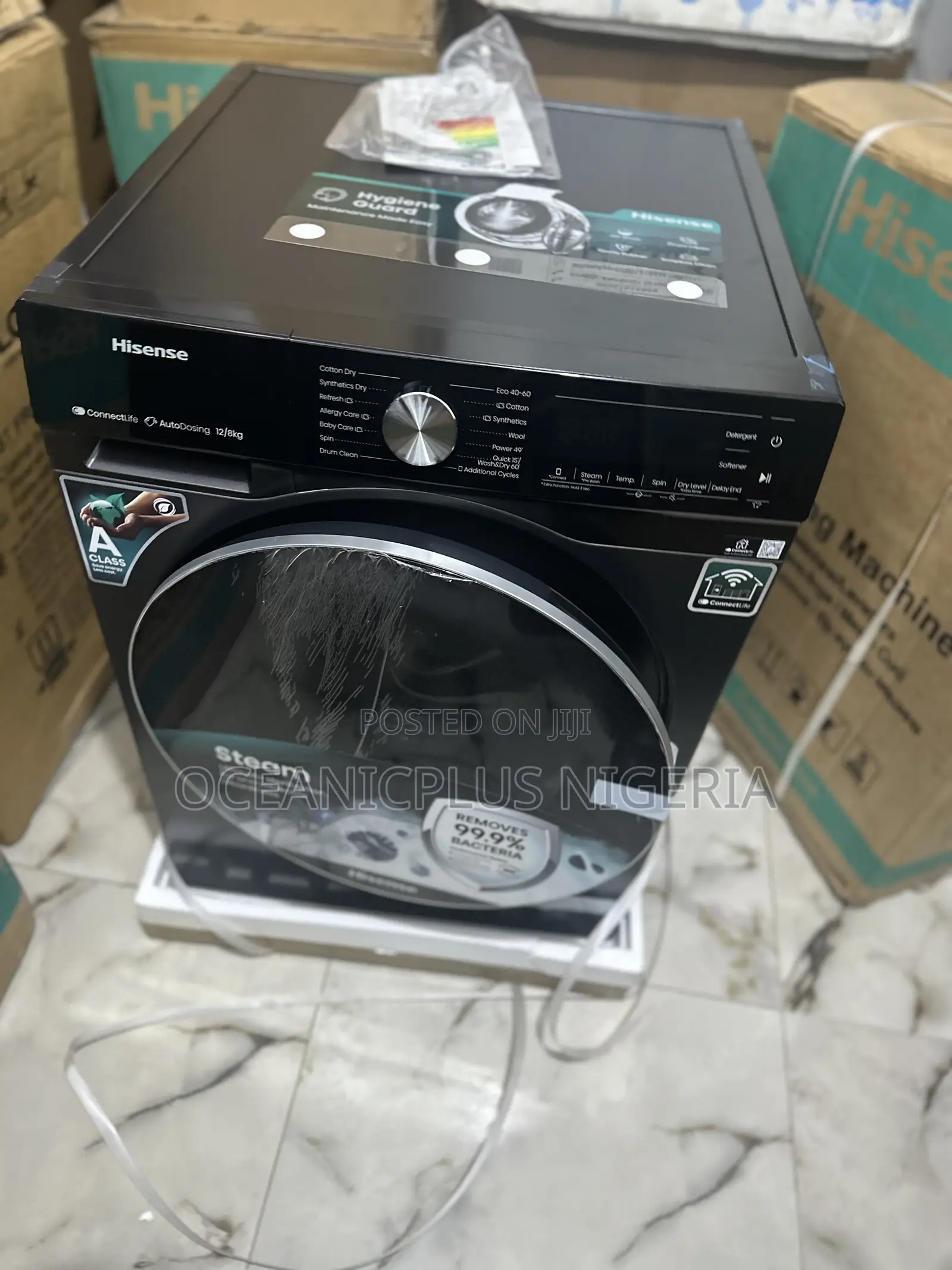 Hisense Cleanmotion 12kg/8kg Washer and Dryer.