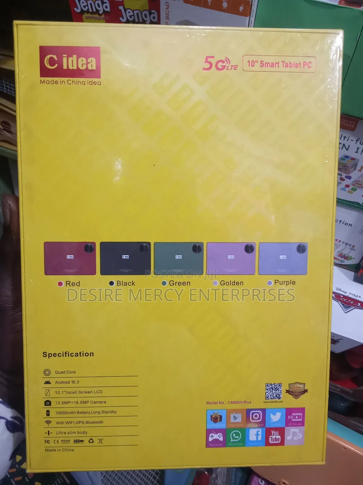 New C idea CM8800 Plus 8 GB Pink