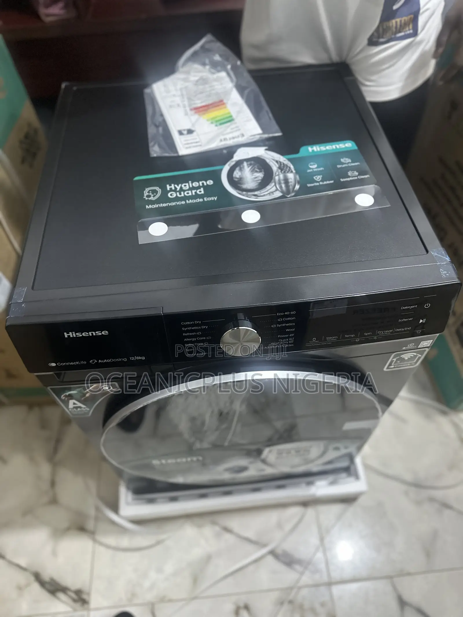 Hisense Infinity Wash 12kg/8kg Washer and Dryer.