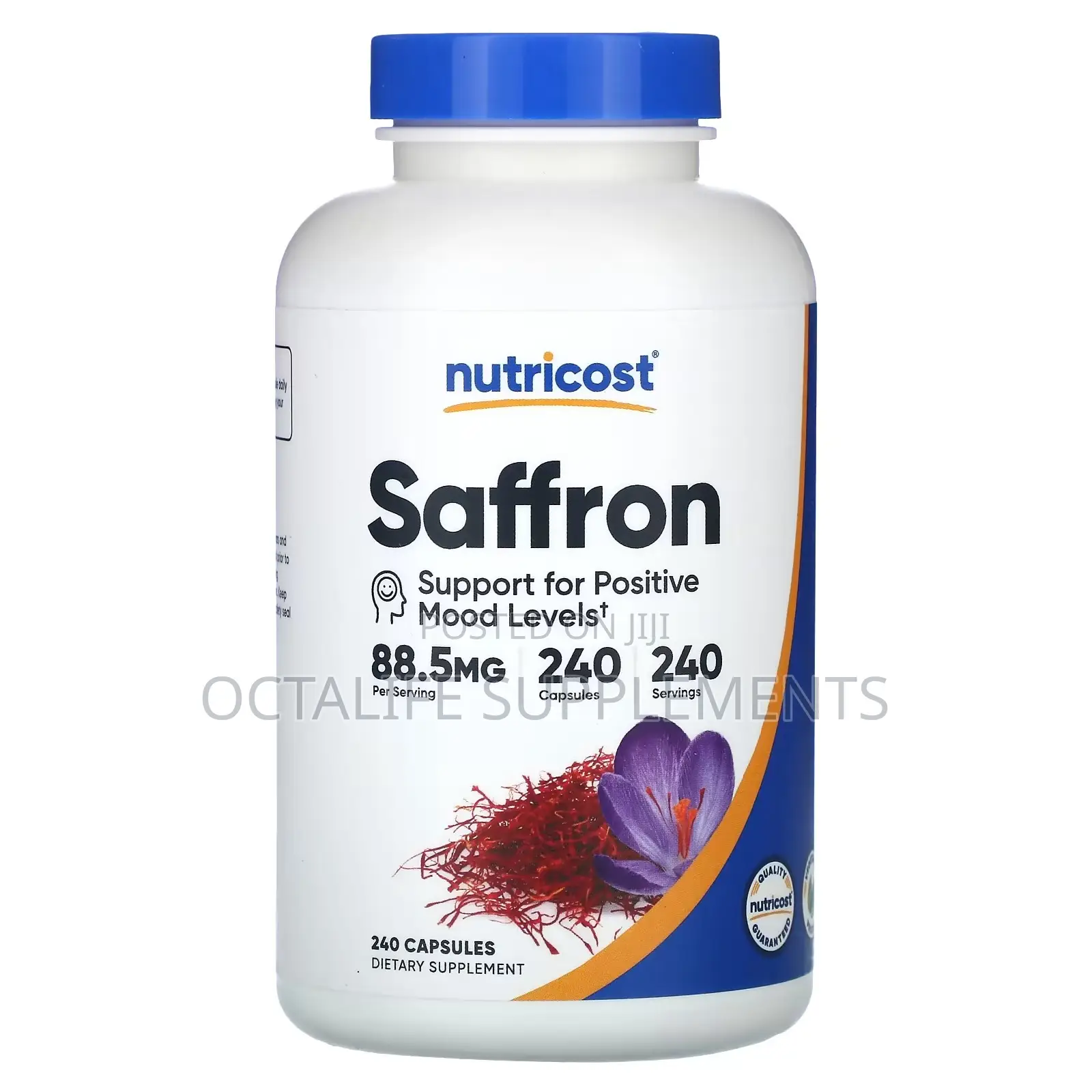 Nutricost, Saffron, 88.5 Mg , 240 Capsules
