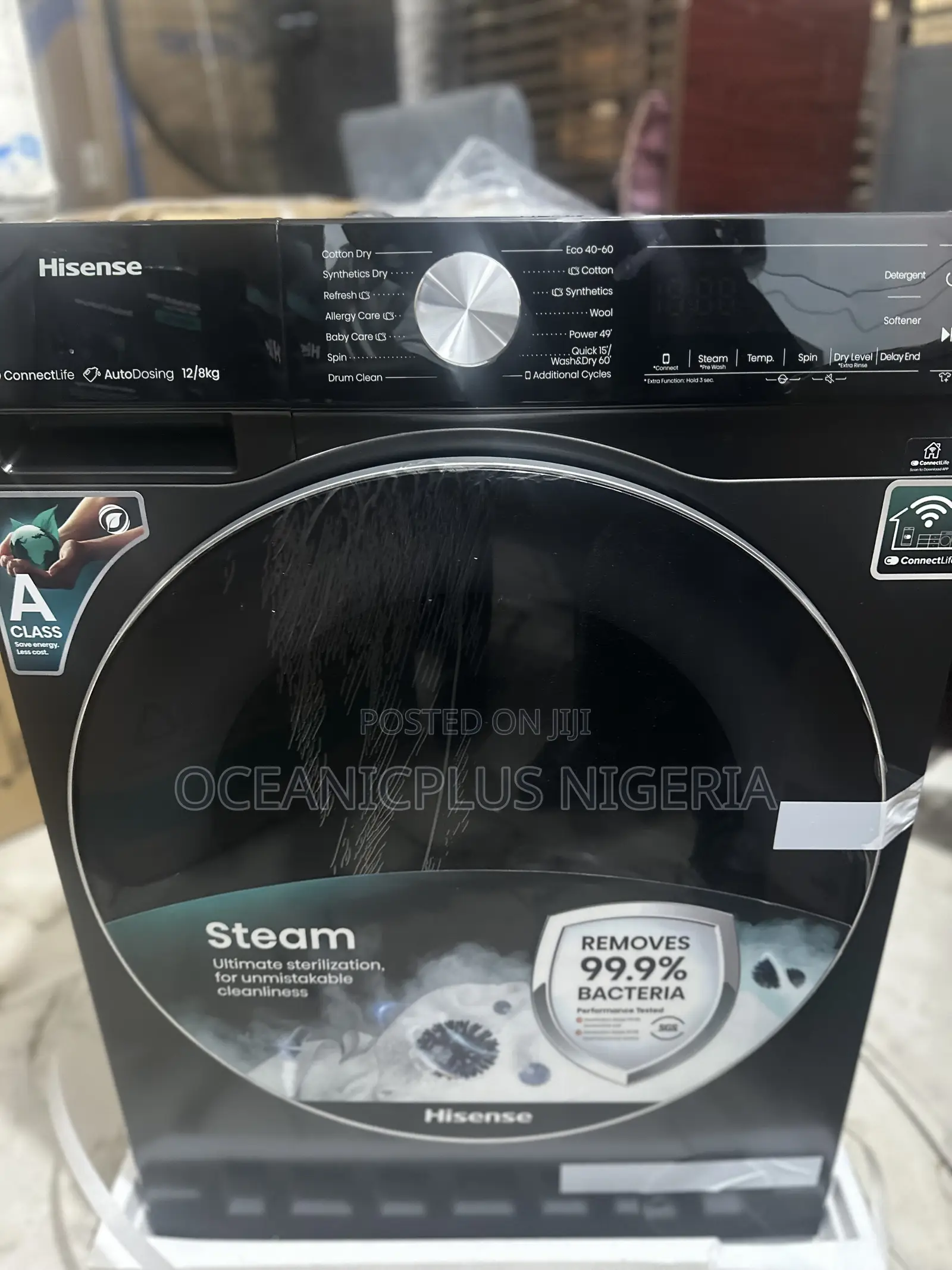 Hisense Alphawash 12kg/8kg Washer and Dryer.