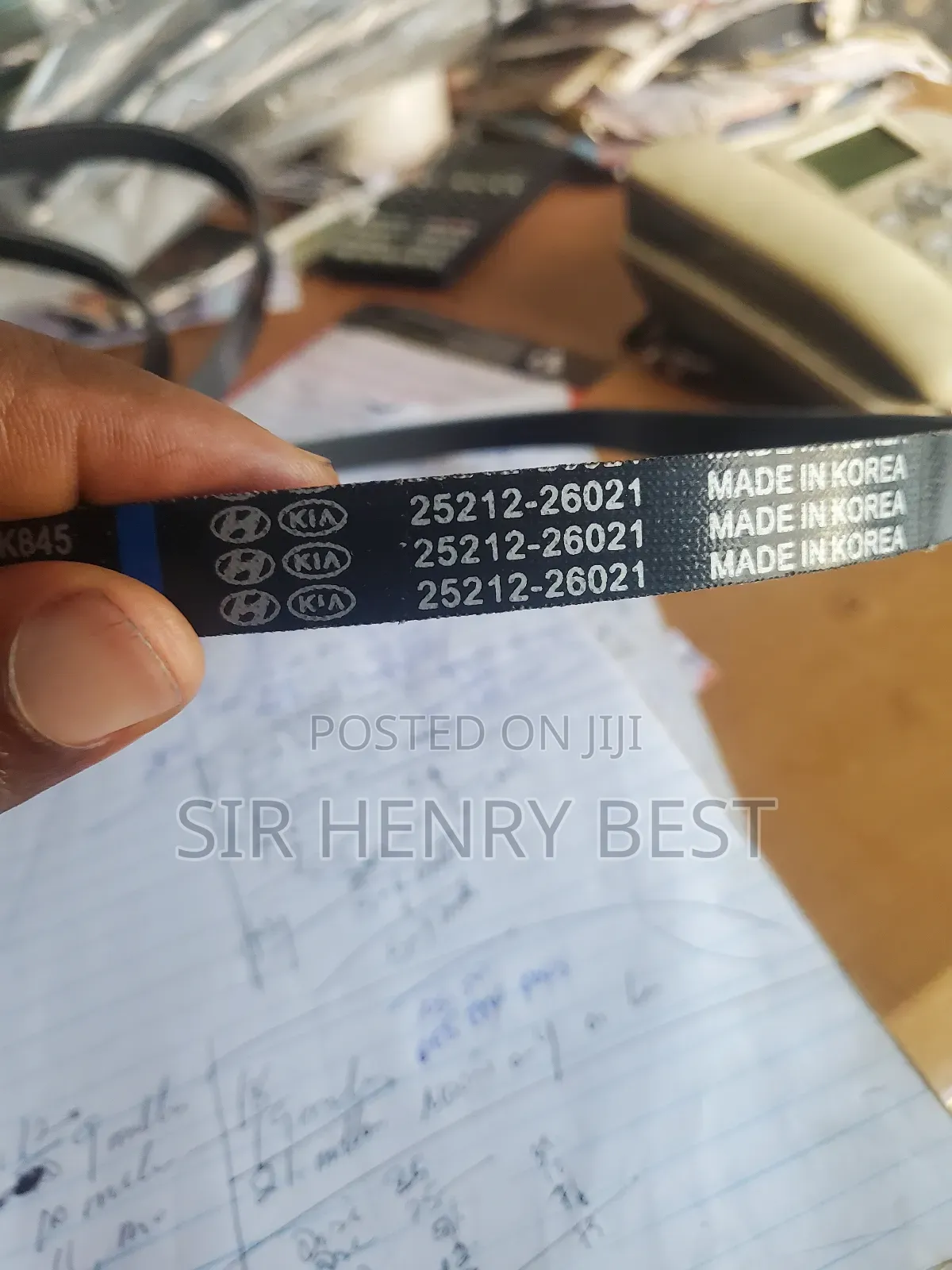 Fan Belt  .. For Kia Rio...2011